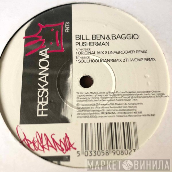 Bill, Ben & Baggio - Pusherman