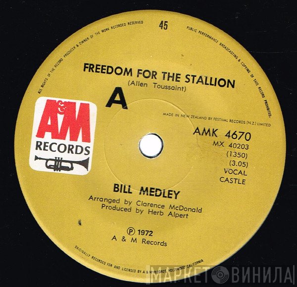 Bill Medley  - Freedom For The Stallion