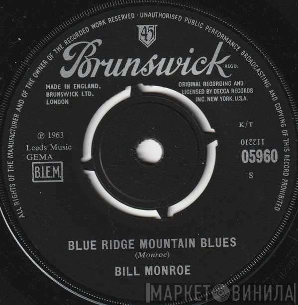 Bill Monroe - Blue Ridge Mountain Blues