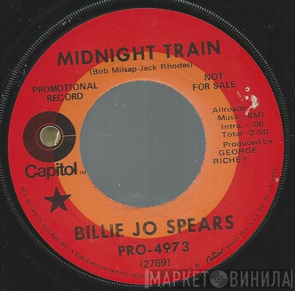 Billie Jo Spears  - Midnight Train / Meanwhile Back In My Heart