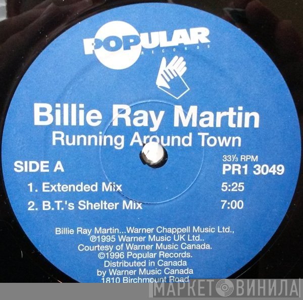 Billie Ray Martin, Brother 2 Brother - Running Around Town / A Good Heart