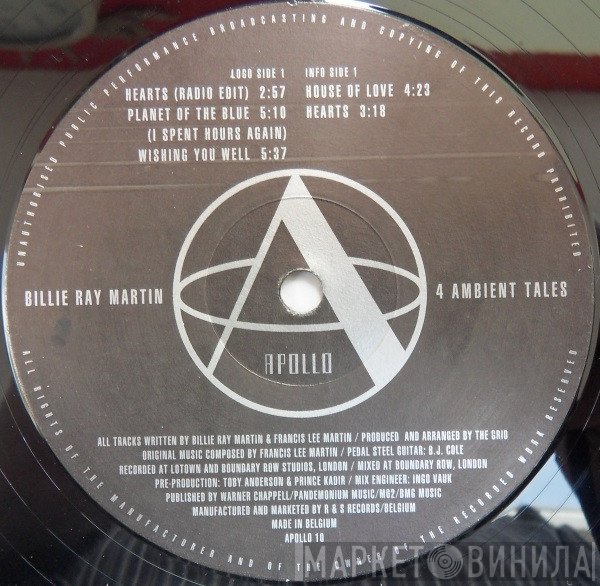 Billie Ray Martin - 4 Ambient Tales