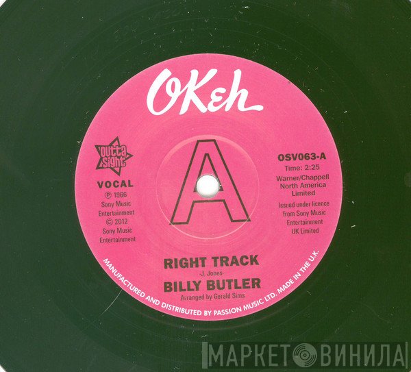 Billy Butler  - Right Track / Right Track Instrumental