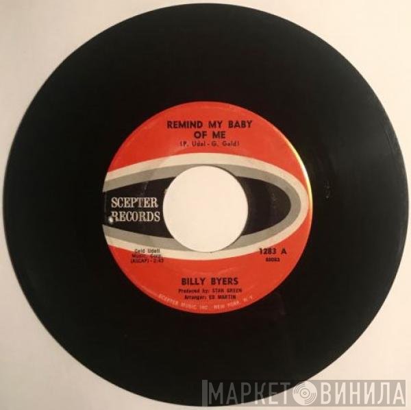 Billy Byers  - Remind My Baby Of Me / Just Once