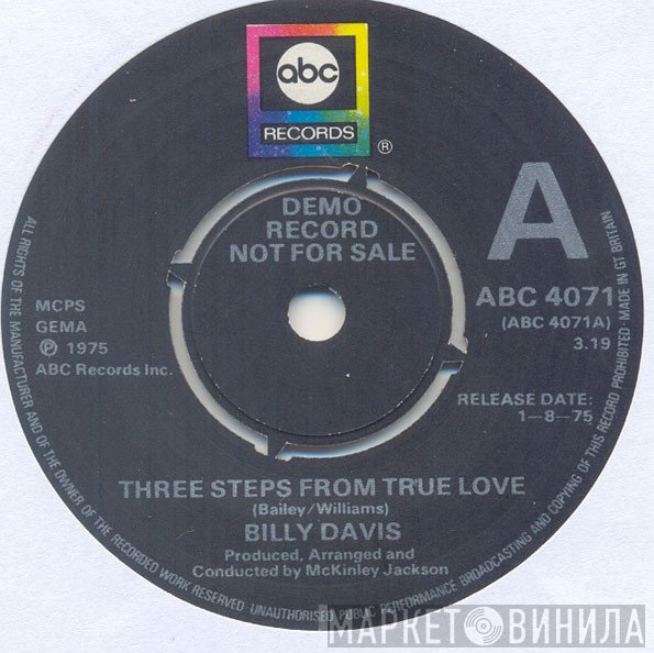 Billy Davis Jr.  - Three Steps From True Love