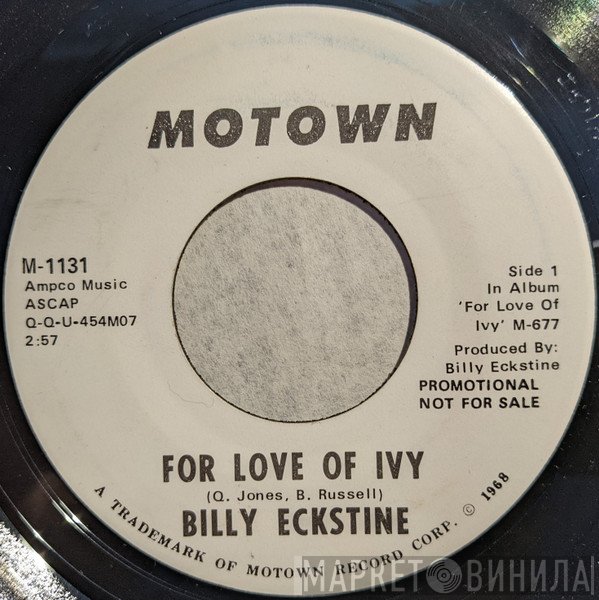 Billy Eckstine - For Love Of Ivy