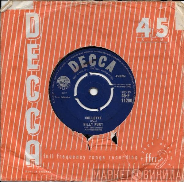 Billy Fury  - Collette