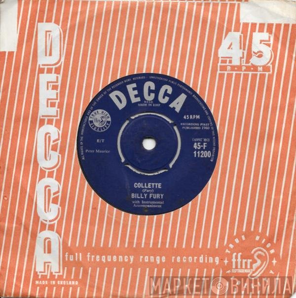 Billy Fury  - Collette