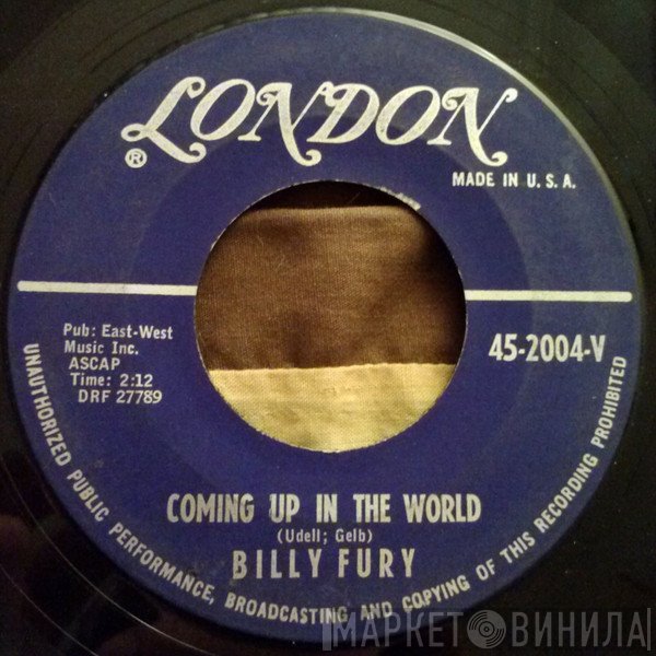 Billy Fury  - Coming Up In The World