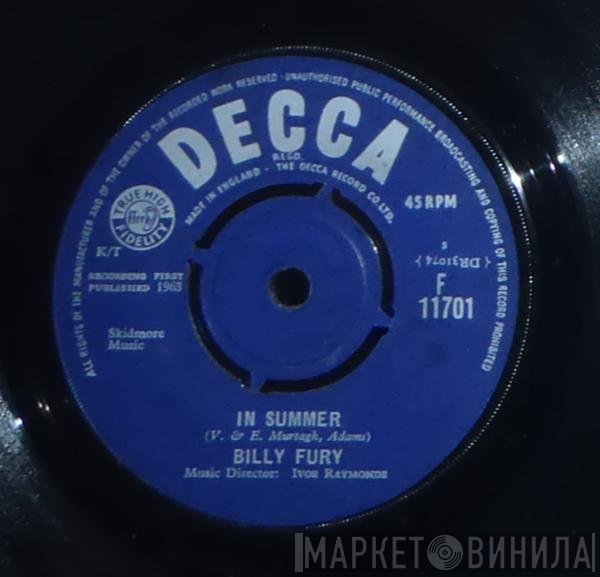 Billy Fury  - In Summer