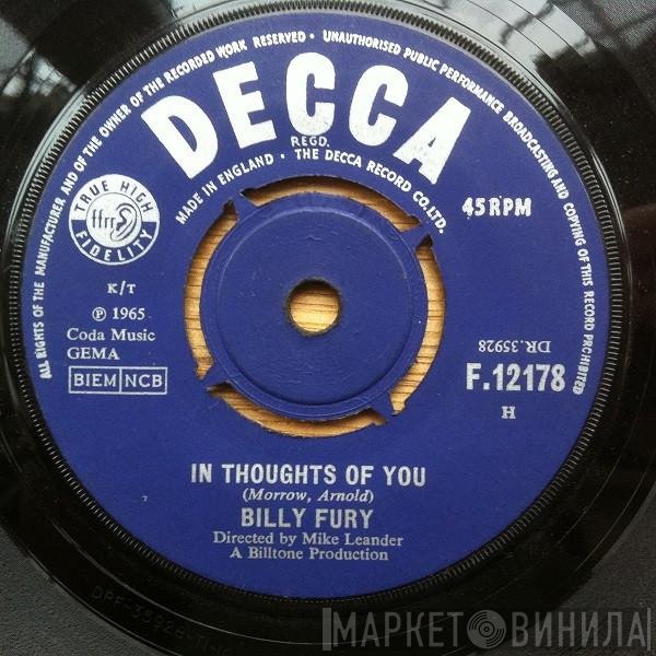 Billy Fury  - In Thoughts Of You