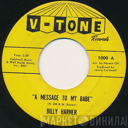 Billy Harner - A Message To My Babe