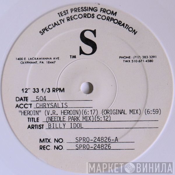 Billy Idol - Heroin