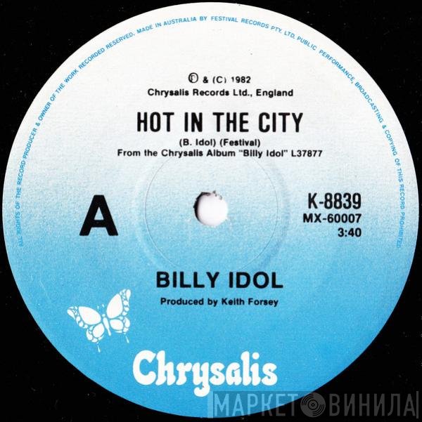 Billy Idol  - Hot In The City