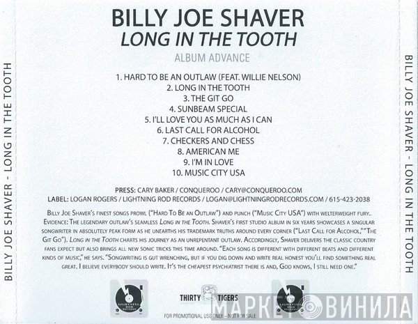 Billy Joe Shaver - Long In The Tooth