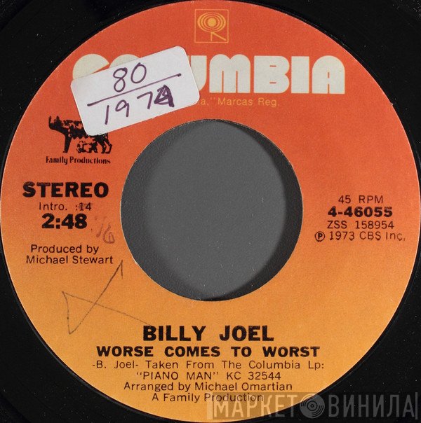 Billy Joel  - Worse Comes To Worst