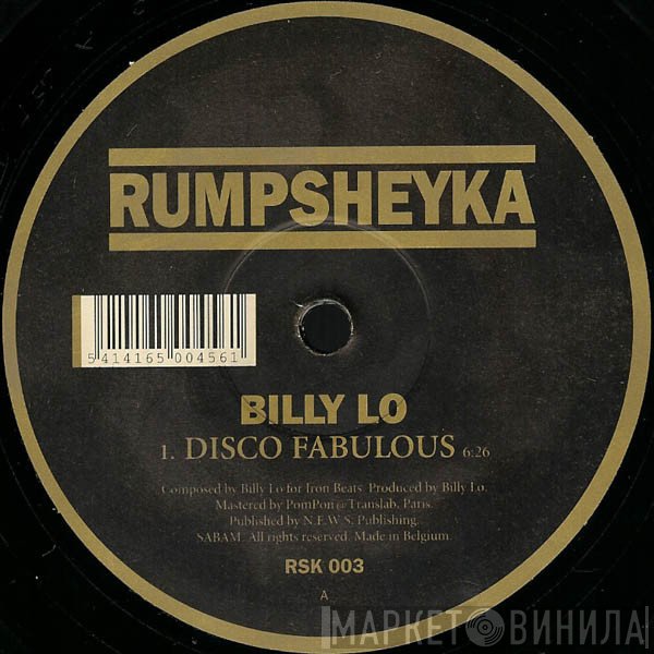 Billy Lo - Disco Fabulous