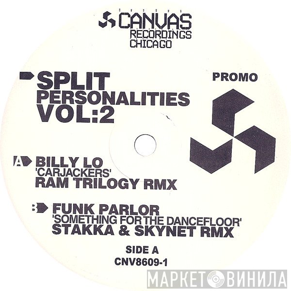 Billy Lo, The Funk Parlor - Split Personalities (Vol:2)