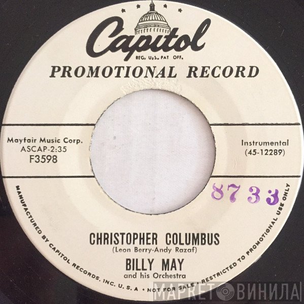 Billy May And His Orchestra  - Christopher Columbus