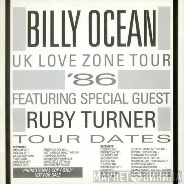 Billy Ocean, Ruby Turner - UK Love Zone Tour '86
