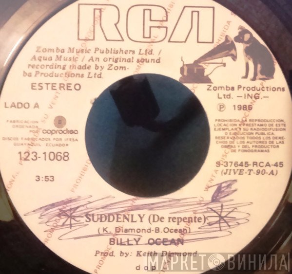 Billy Ocean  - Suddenly