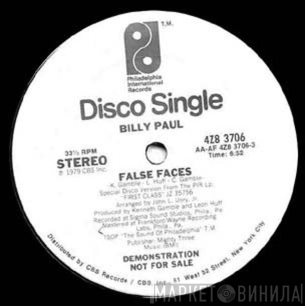 Billy Paul  - False Faces