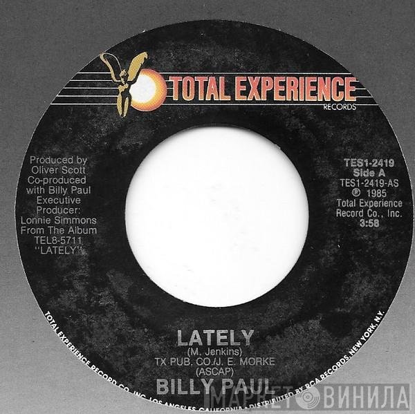 Billy Paul  - Lately