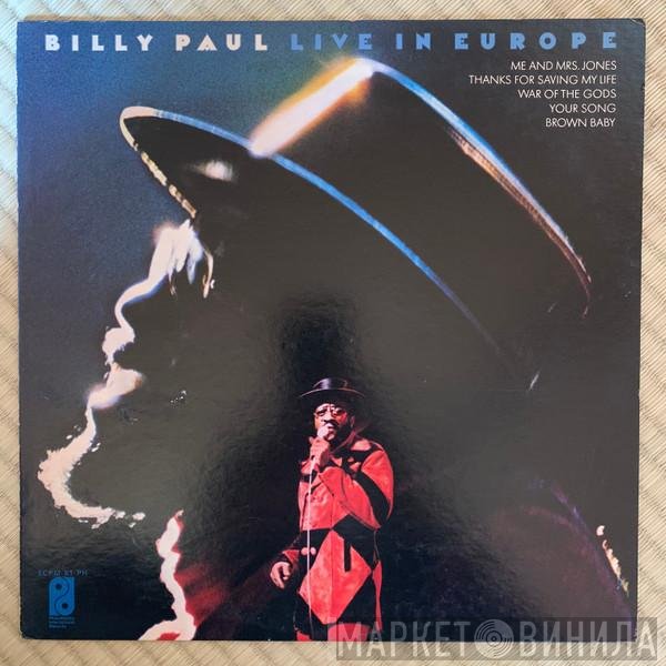 Billy Paul  - Live In Europe