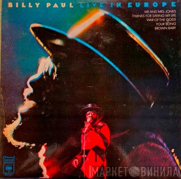 Billy Paul  - Live In Europe