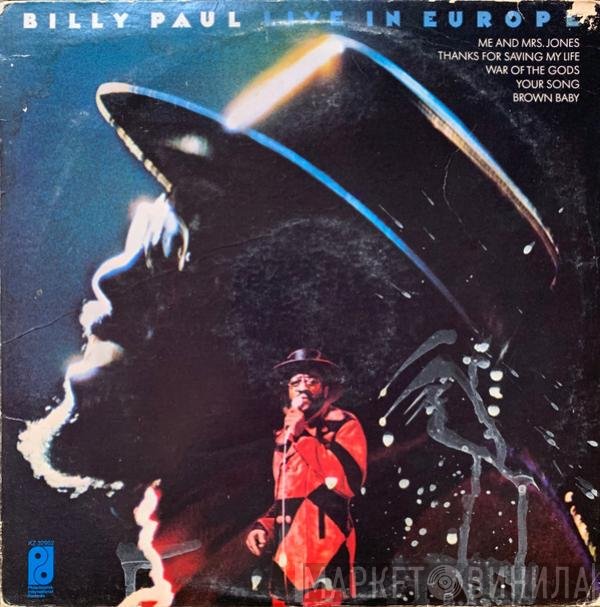 Billy Paul  - Live In Europe