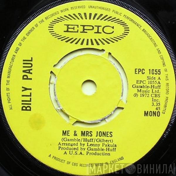 Billy Paul - Me &amp; Mrs Jones