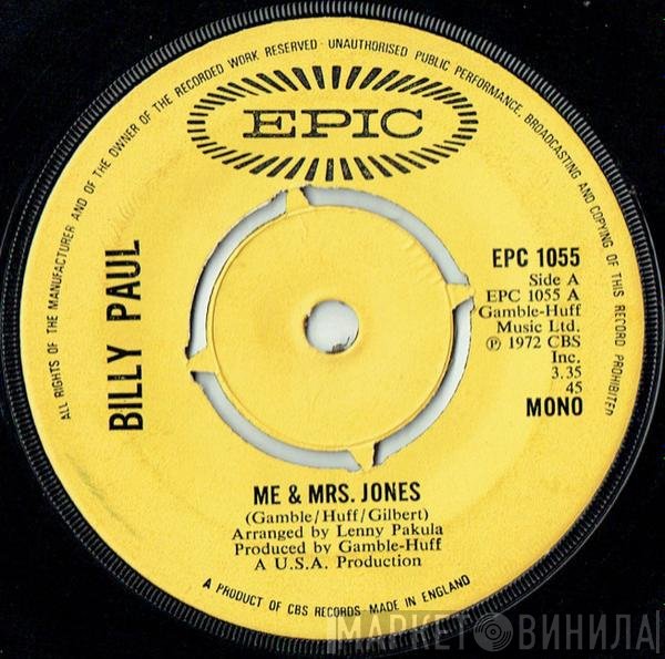 Billy Paul - Me &amp; Mrs. Jones