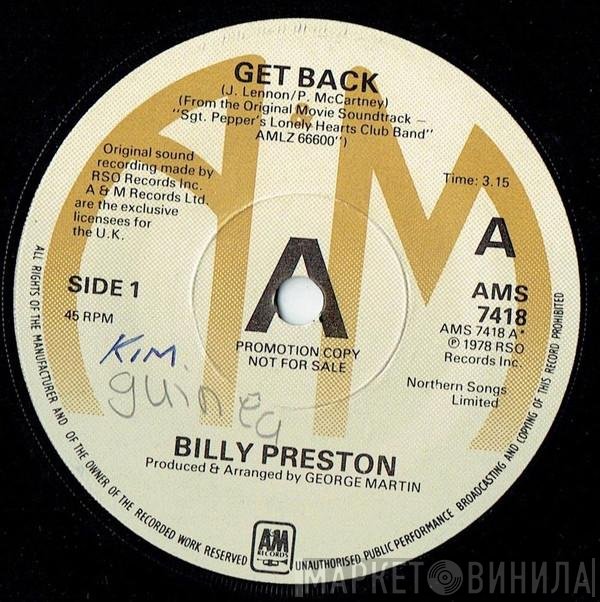 Billy Preston - Get Back