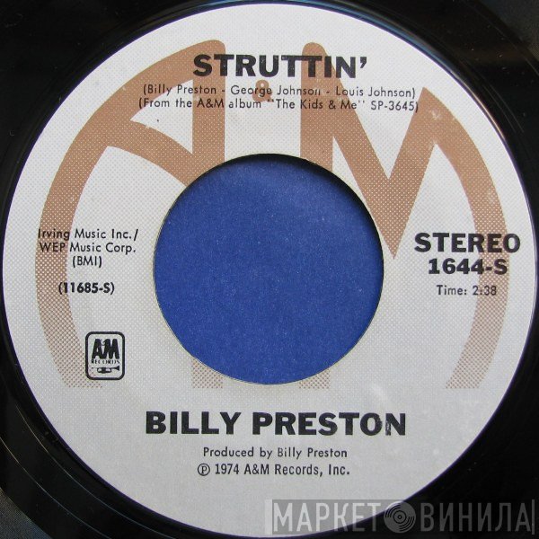 Billy Preston - Struttin' / You Are So Beautiful