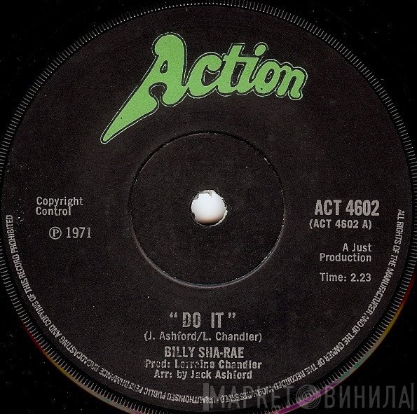Billy Sha-Rae - Do It