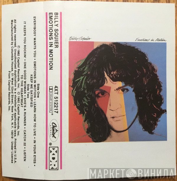 Billy Squier  - Emotions In Motion