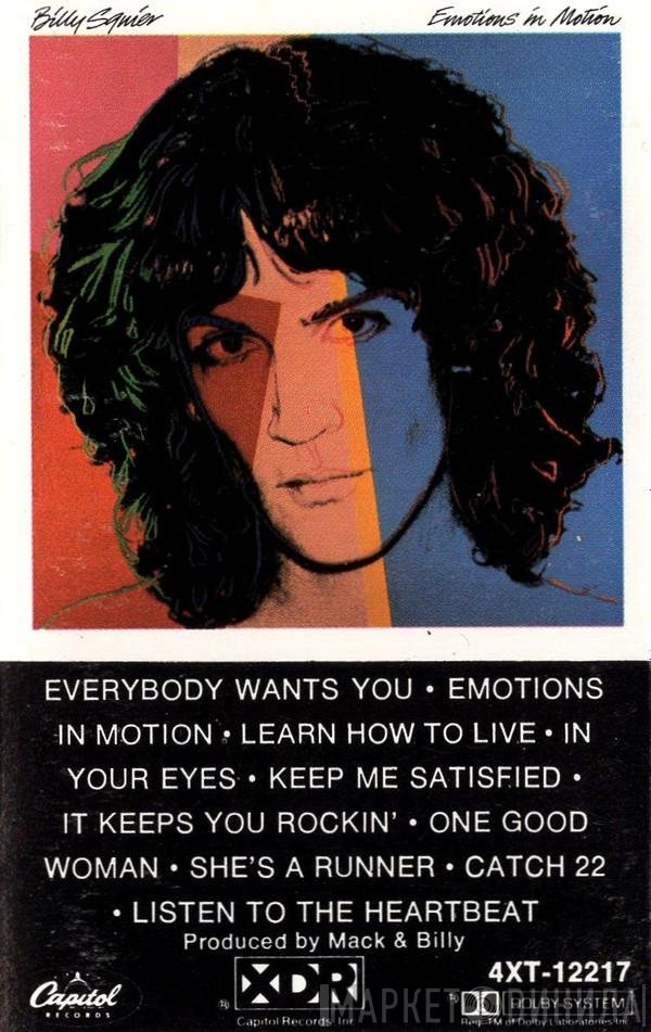 Billy Squier  - Emotions In Motion