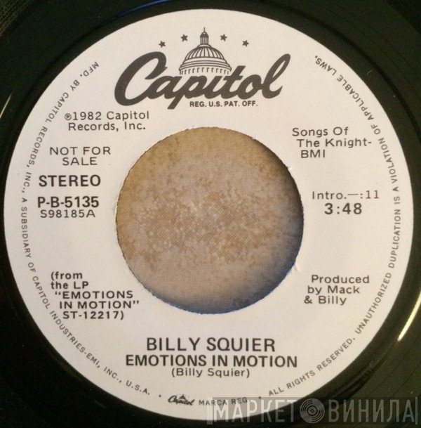 Billy Squier  - Emotions In Motion