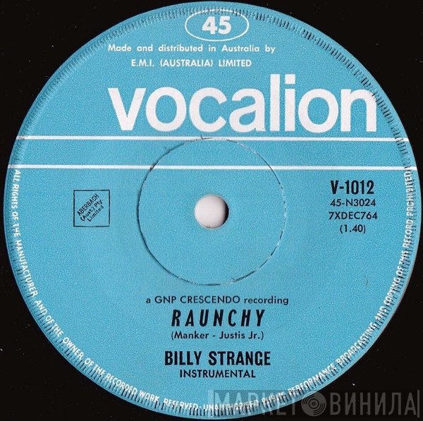 Billy Strange  - Raunchy