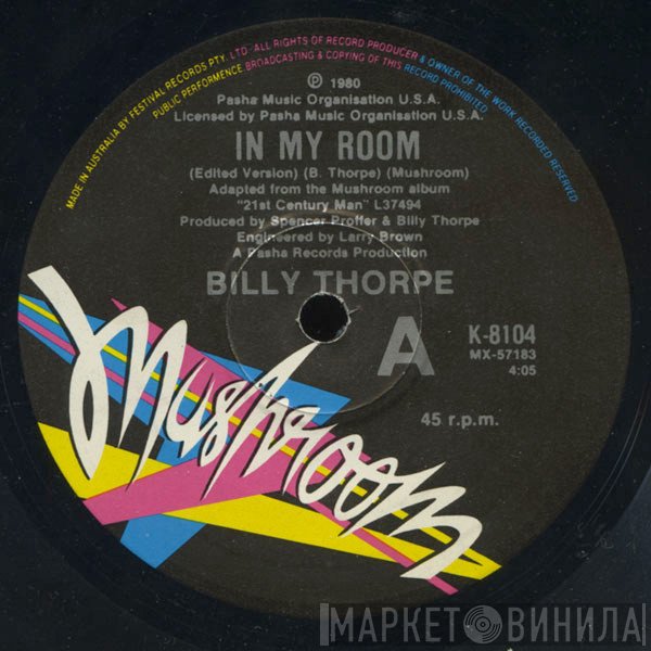 Billy Thorpe  - In My Room
