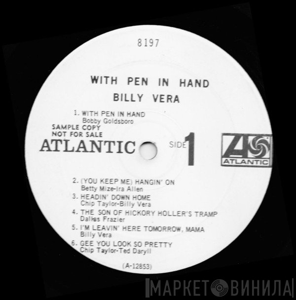 Billy Vera  - With Pen In Hand