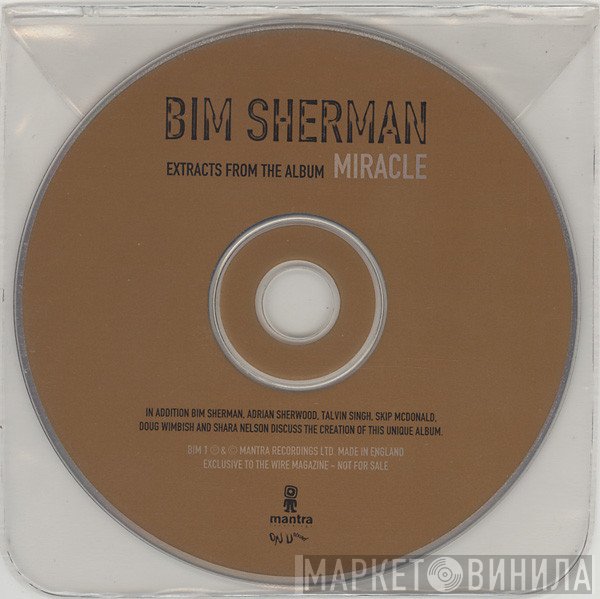 Bim Sherman - Extracts From The Album Miracle