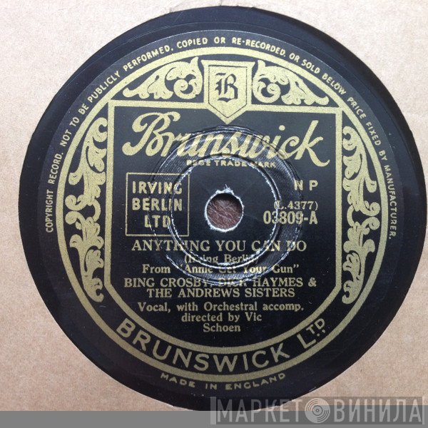 Bing Crosby, The Andrews Sisters, Dick Haymes - Anything You Can Do / There's No Business Like Show Business