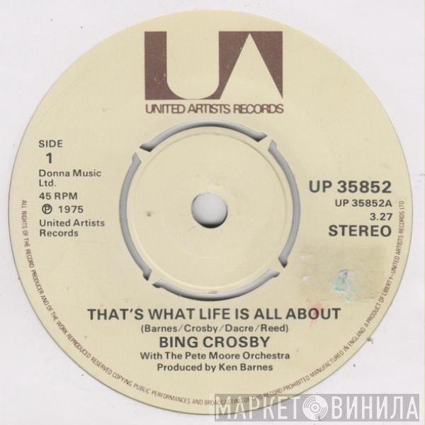 Bing Crosby - That's What Life Is All About