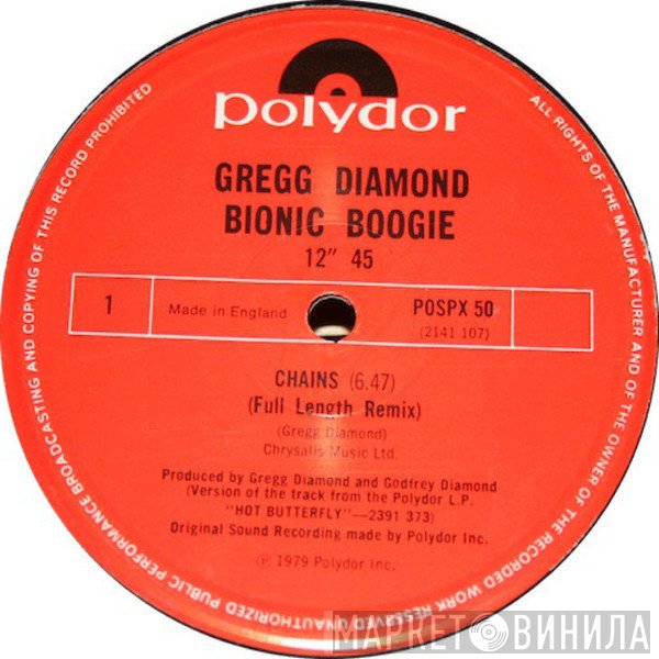 Bionic Boogie, Gregg Diamond - Chains / Hot Butterfly