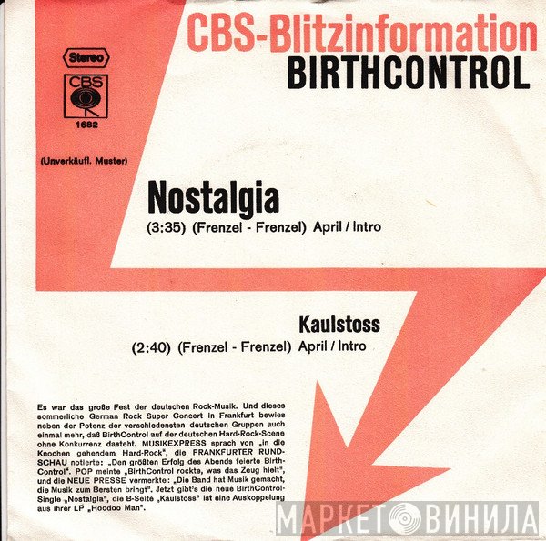 Birth Control  - Nostalgia
