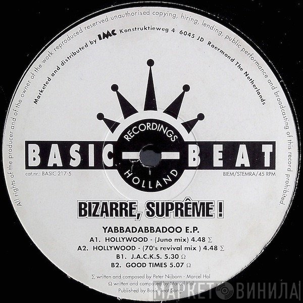 Bizarre, Supreme! - Yabbadabbadoo E.P.