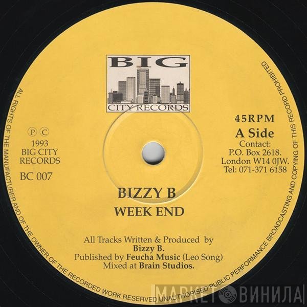 Bizzy B  - Week End / Total Amnesia