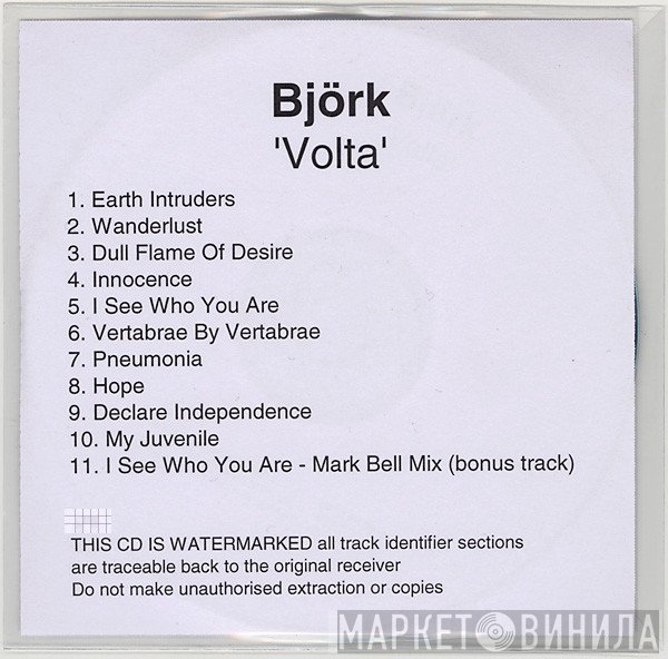 Björk  - Volta
