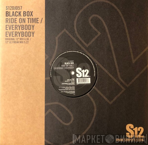 Black Box - Ride On Time / Everybody Everybody
